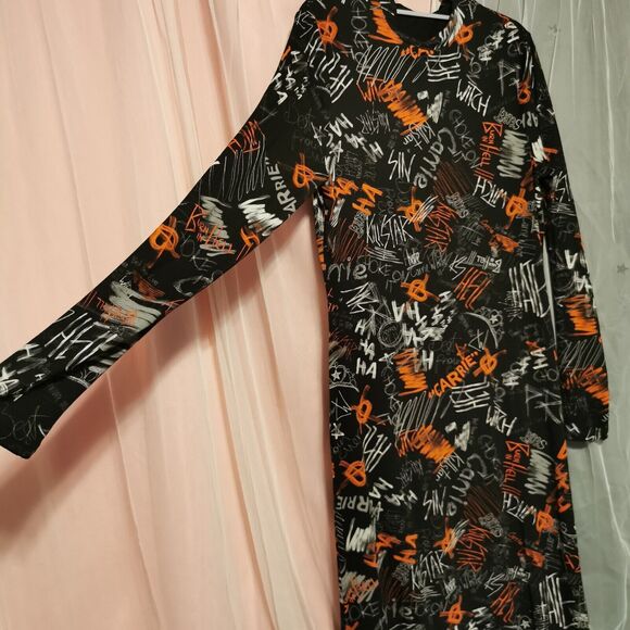 Size Large Killstar Dress Carrie Maxi Long Sleeve Halloween Cosplay Costume Goth - Picture 1 of 12